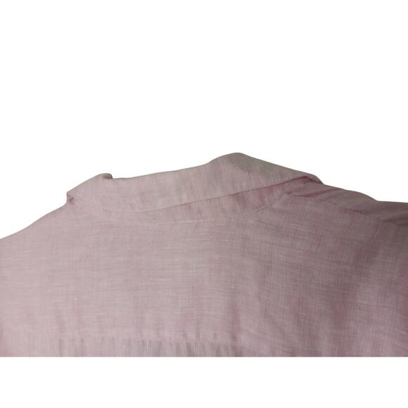 Loro Piana Pink 100% Linen Tunic Top Sz 46 IT (US 10) / Excellent Condition - Picture 12 of 16